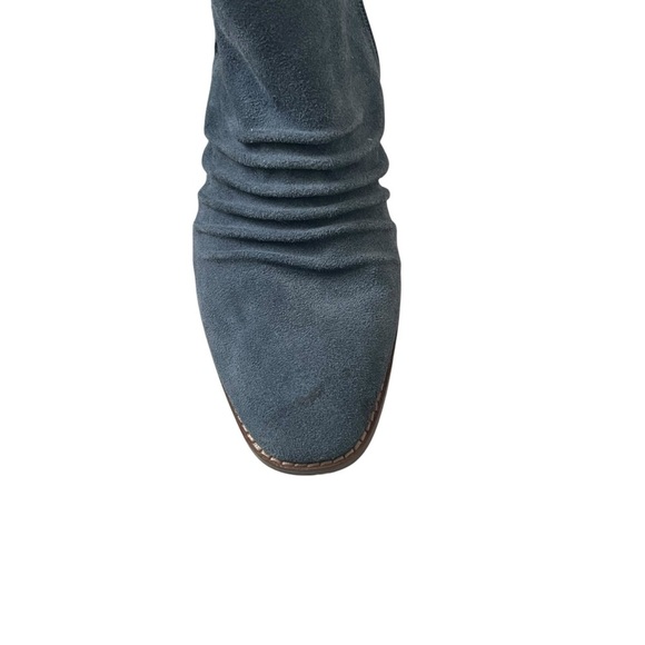 NEW Women's Blue Suede Ankle Boots Size 7.5 - Picture 11 of 15